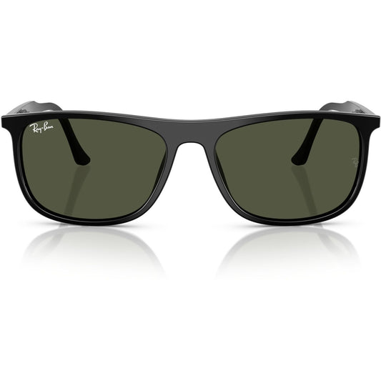 Ray-Ban RB2216 901/31 – Polished Black / Classic Green