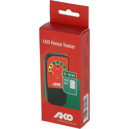 AKO Zaunprüfer mit LED-Anzeige Prüfgerät bis 10000 V ohne Erdspieß 442326