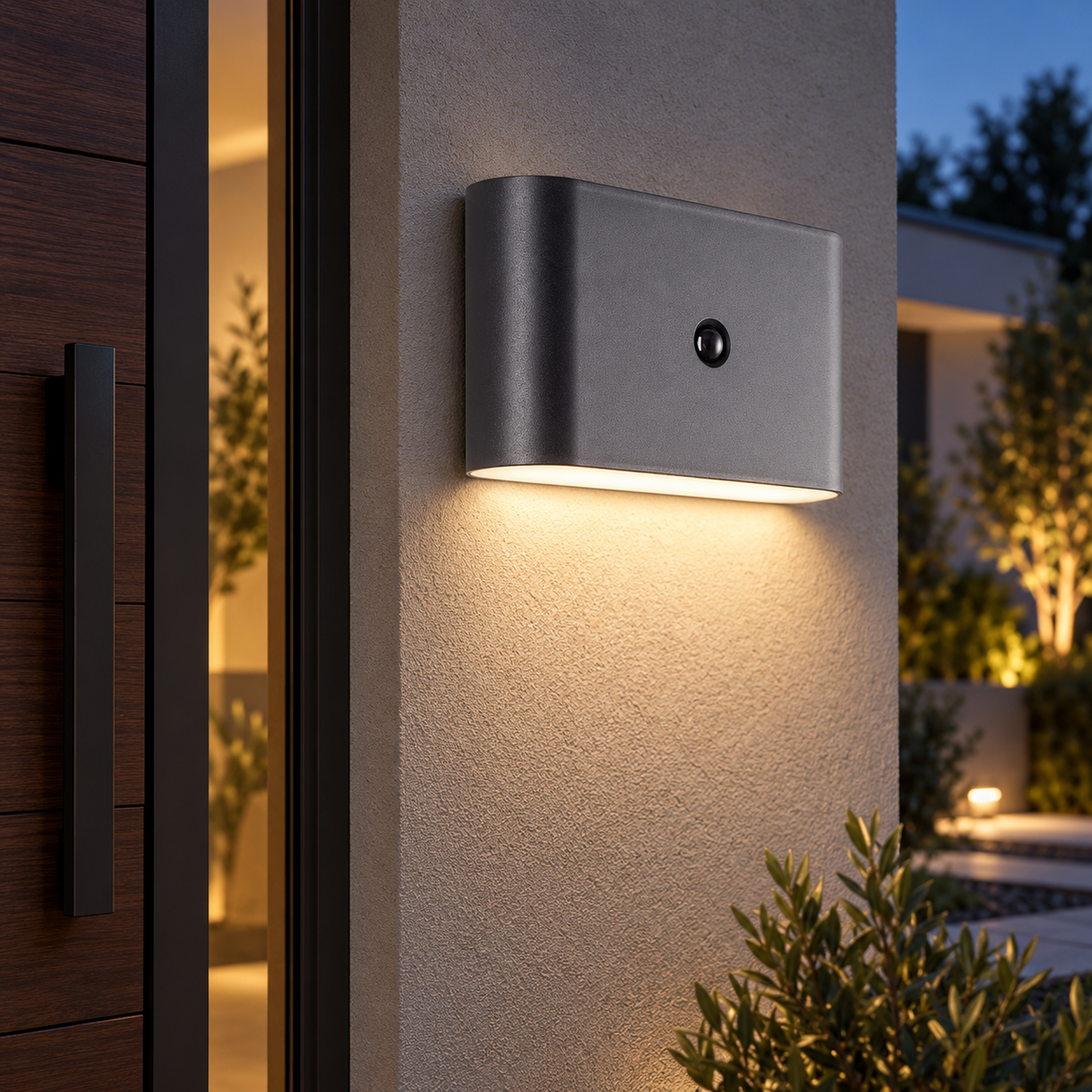 Brilliant Xino G80605/06 LED-Außenwandleuchte mit Bewegungsmelder LED LED fe...