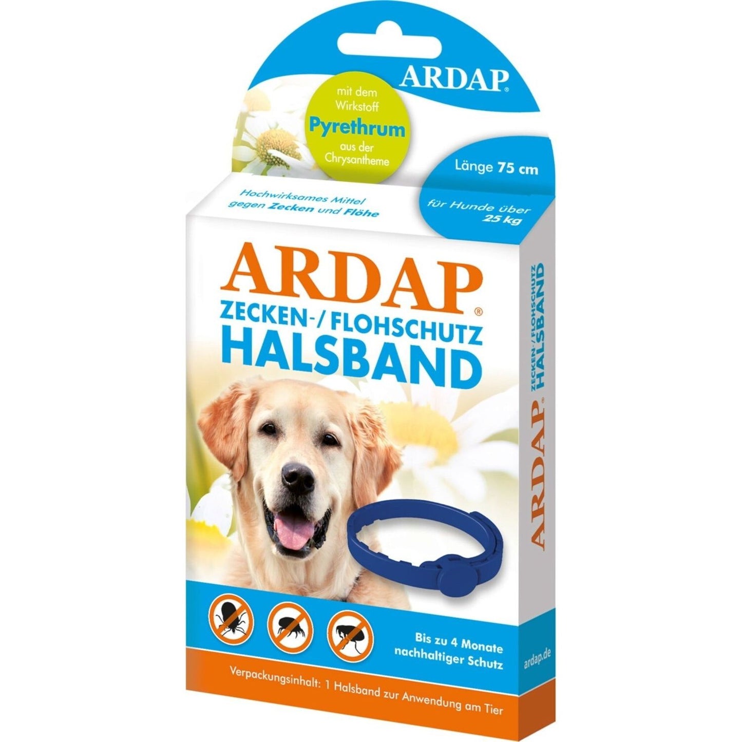ARDAP Zecken-/Flohschutzhalsb.gr.Hunde üb.25 kg 1 St PZN11285253