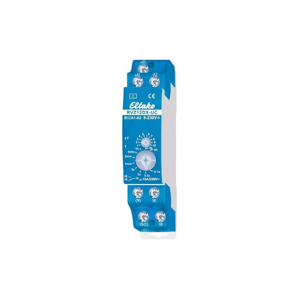 Eltako RVZ12DX-UC Zeitrelais Rückfallverzögerung 23001202 analog einstellbar