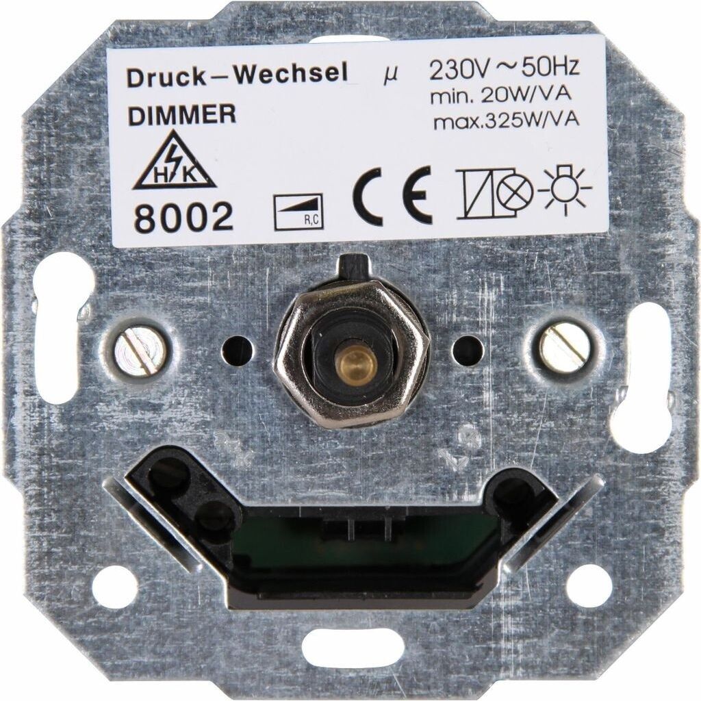 Kopp Dimmer-Sockel Phasenabschnitt (Druck-Wechsel) Unterputz Drehschalter
