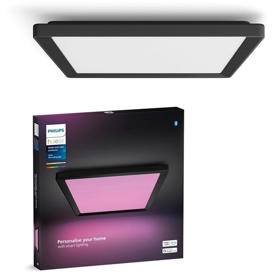 Philips Hue LED-Panel Tento White & Color Ambiance 39,5 x 39,5 cm Schwarz