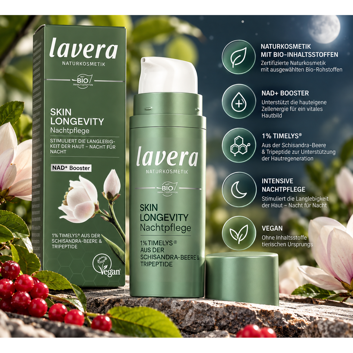 LAVERA Skin Longevity - Nachtpflege 50ml – Produktabbildung
