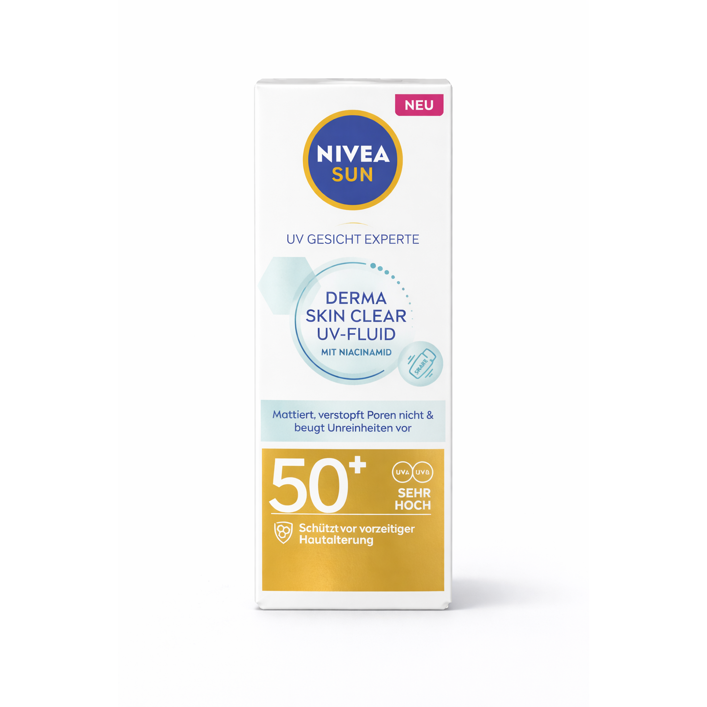 NIVEA Derma Skin Clear UV-Fluid LSF 50+ – 40 ml
