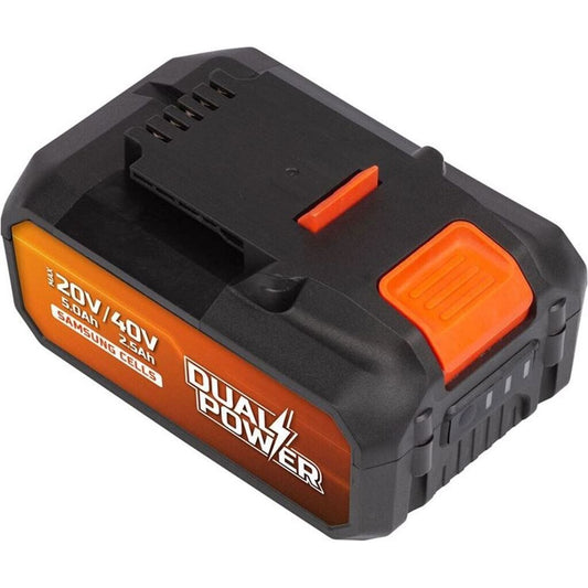 ower Plus Dual Power Akku POWDP9037-2x20V, 5.0Ah, 2.5Ah für 20V & 40V Werkzeuge