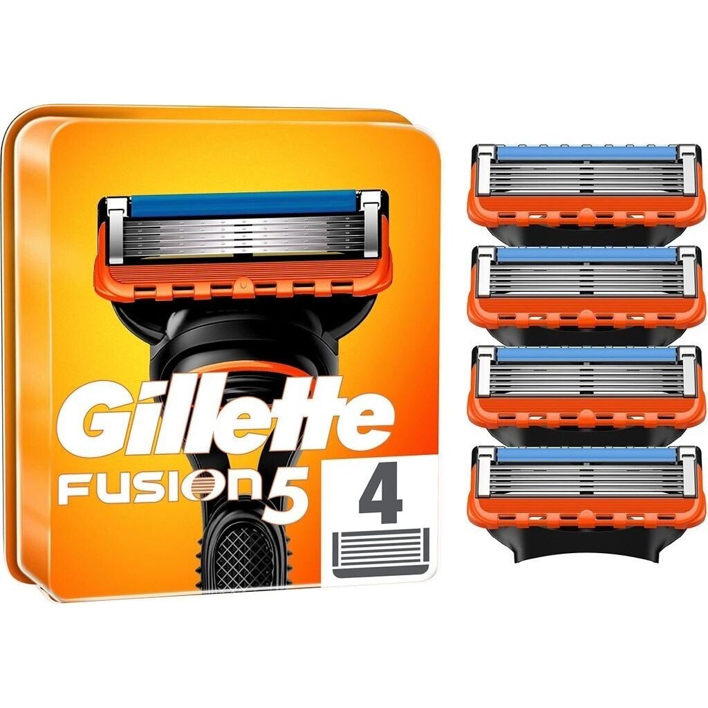 Gillette Fusion5 Ersatzklingen 4 Stück | Original | 5-Klingen | Neu & OVP