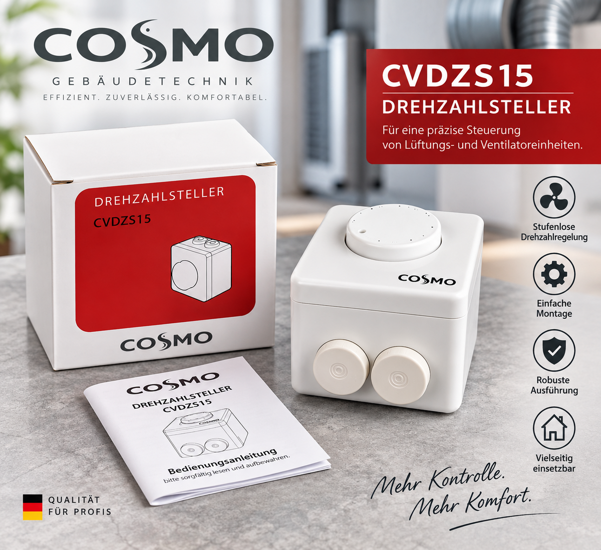 Cosmo CVDZS15 Drehzahlsteller