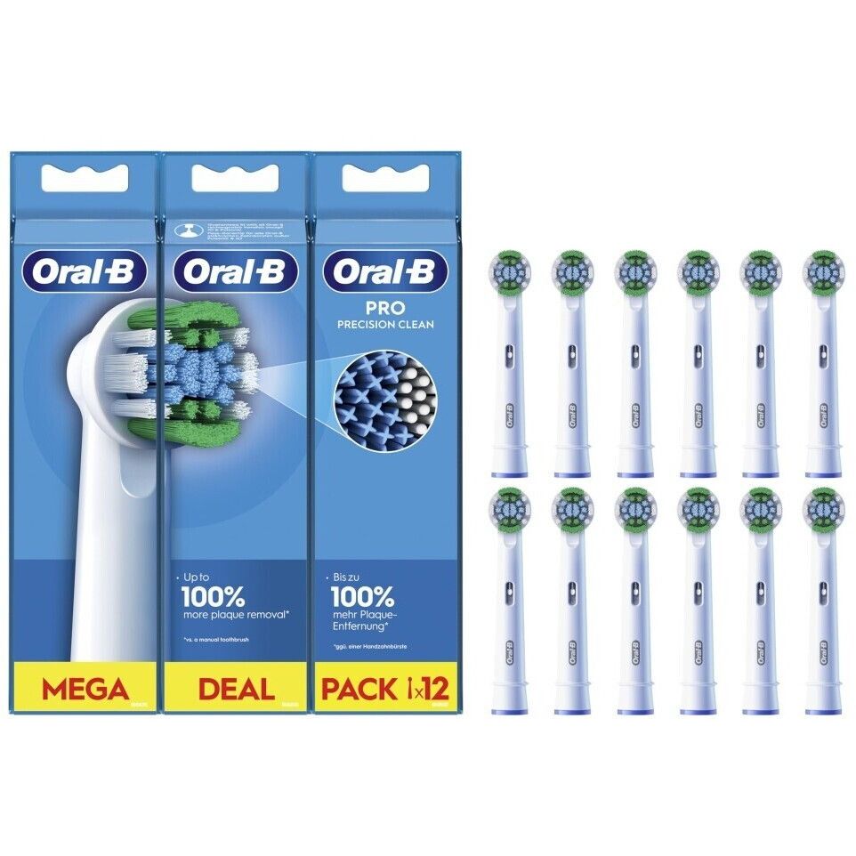 Oral-B Pro Precision Clean Aufsteckbürsten Replacement Toothbrush (3 x 4 pcs)