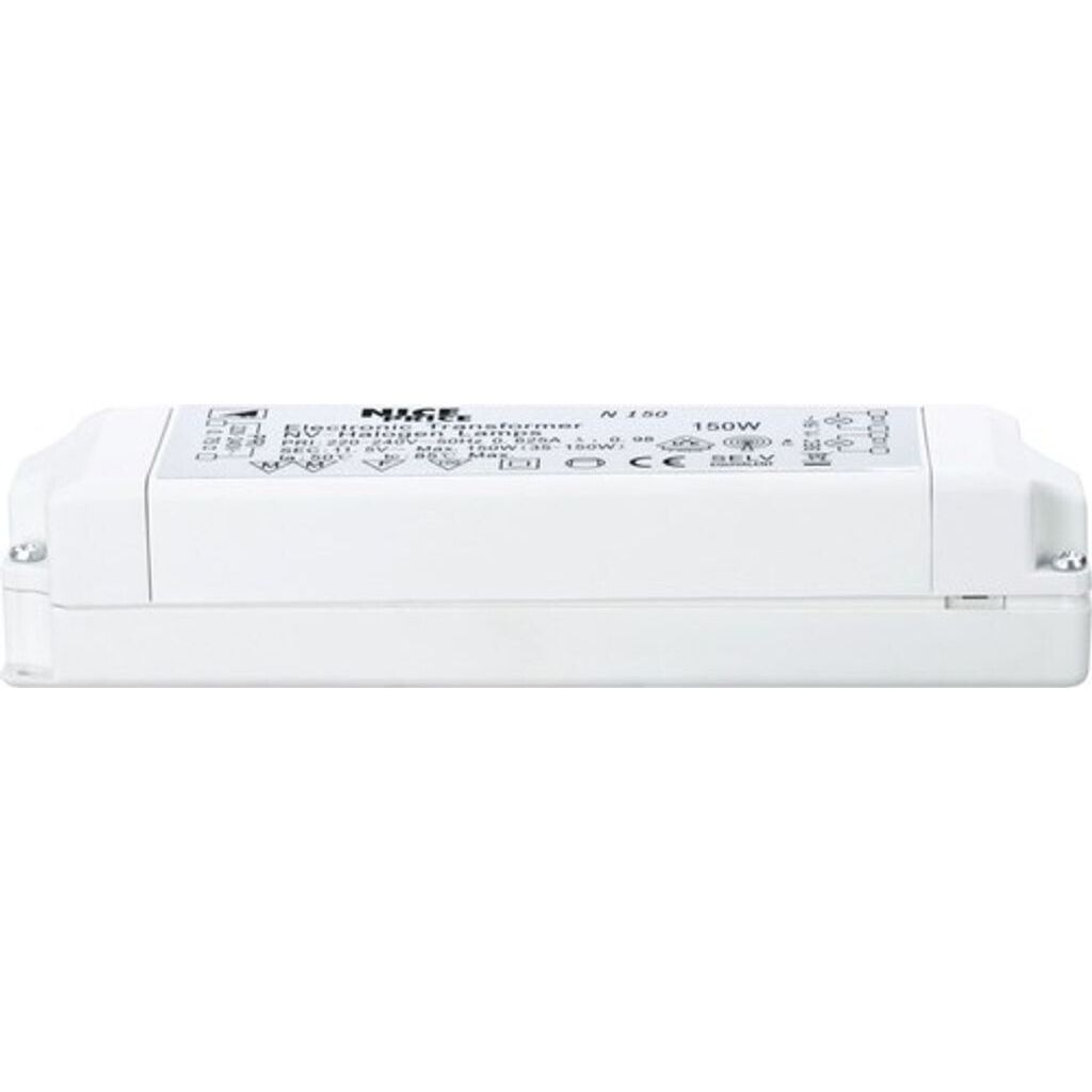 Nice Price S150 Elektroniktrafo 30-150 Watt 230V~ 12V~ 150VA Trafo 3999 Weiß N49