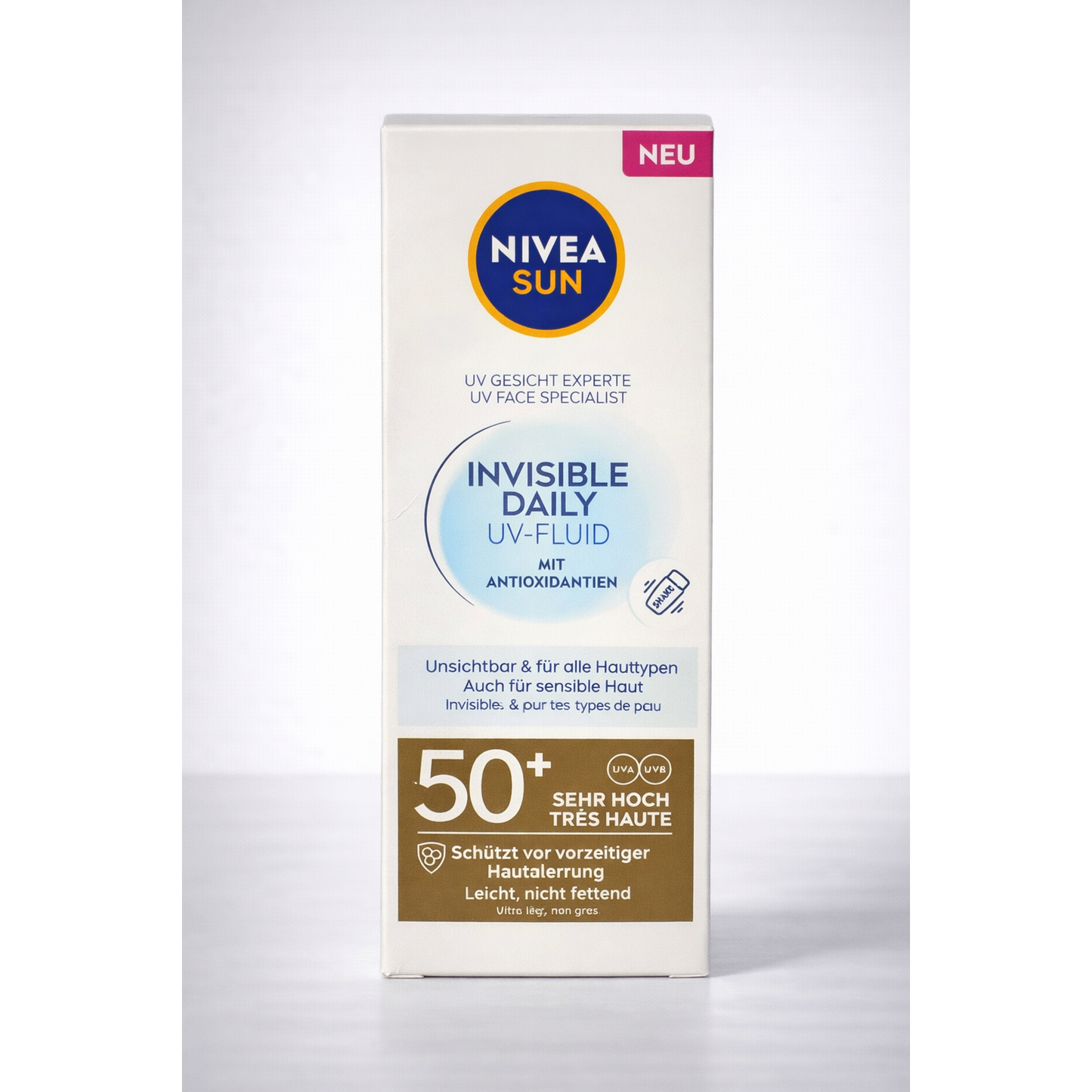 NIVEA SUN UV Face Invisible Daily UV-Fluid LSF 50+ 40ml