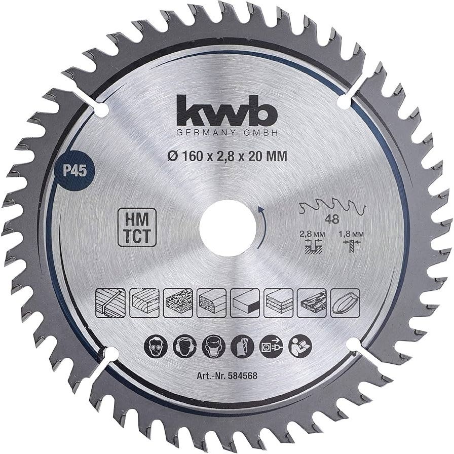 kwb BK-Sägeblatt HM Ø 250 x 30/20 mm Z60
