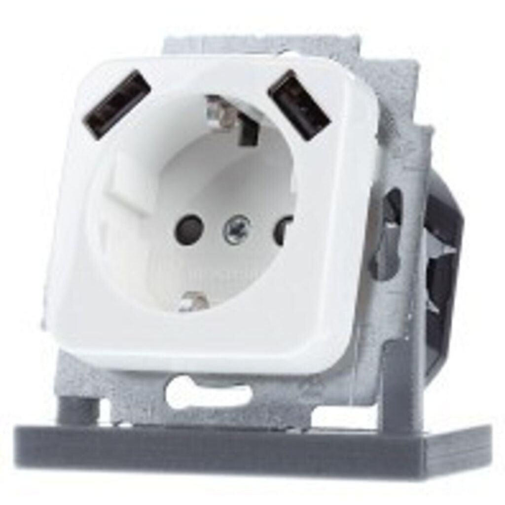 Busch-Jaeger 20 EUCB2USB-214 – SCHUKO® Steckdose mit 2× USB-A (NEU)