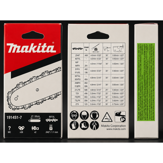 Makita Sägekette 20 cm, 80TXL, 1914S1-7