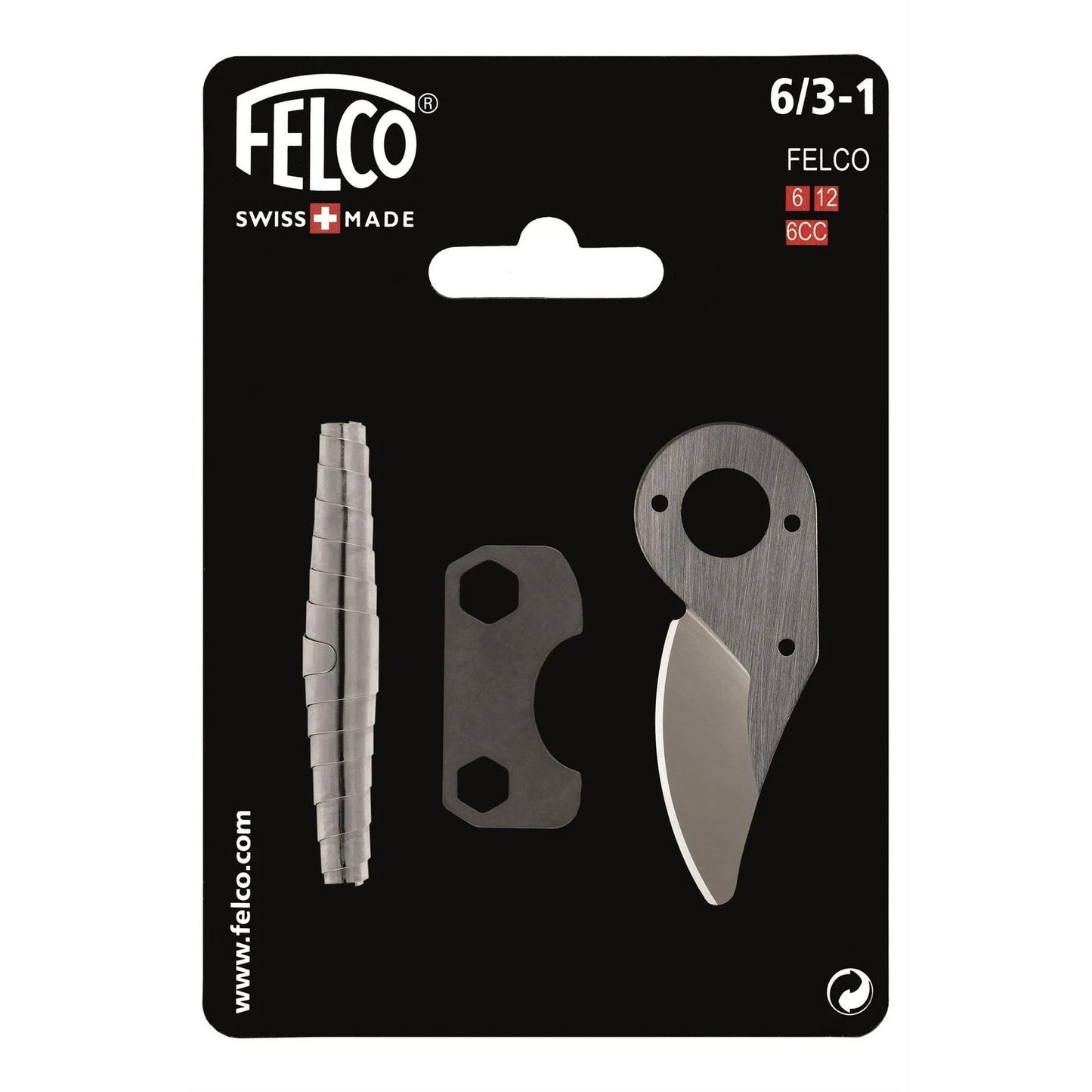 FELCO 6/3-1 Set: Klinge, Feder, Stellschlüssel