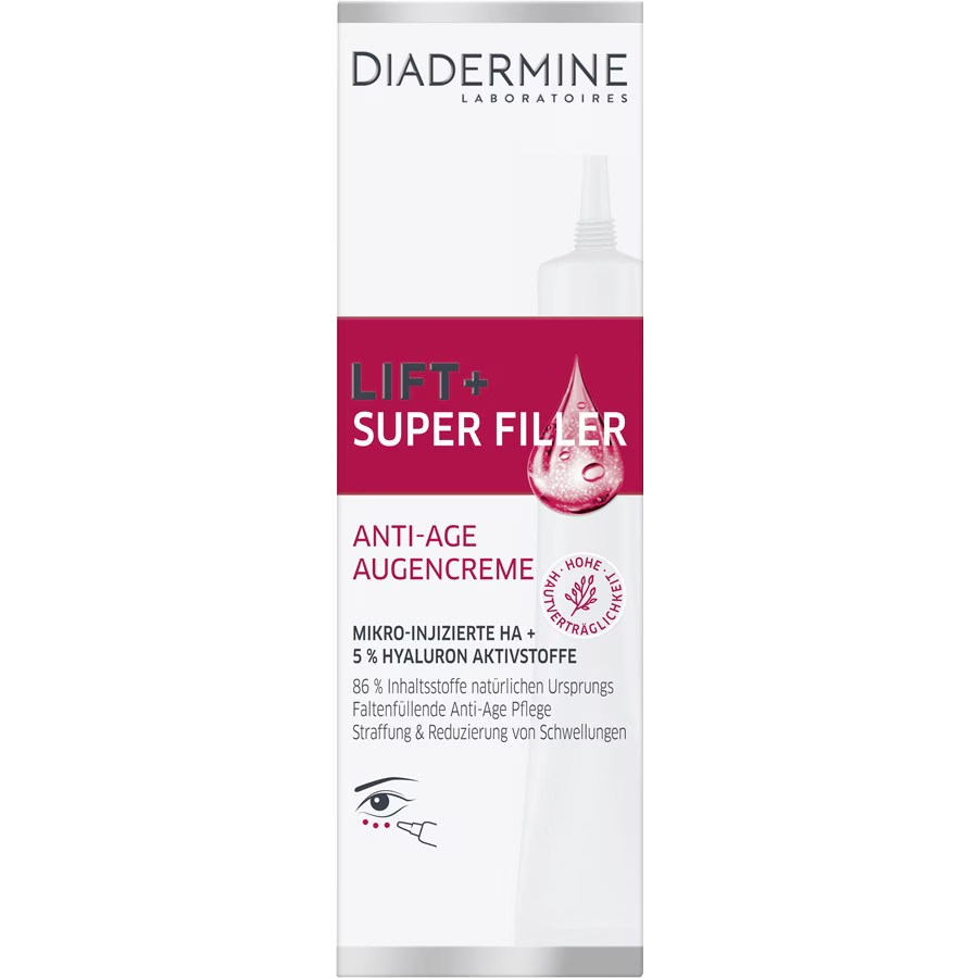 Diadermine Lift+ Super Filler Augencreme 15 ml 5% Hyaluron
