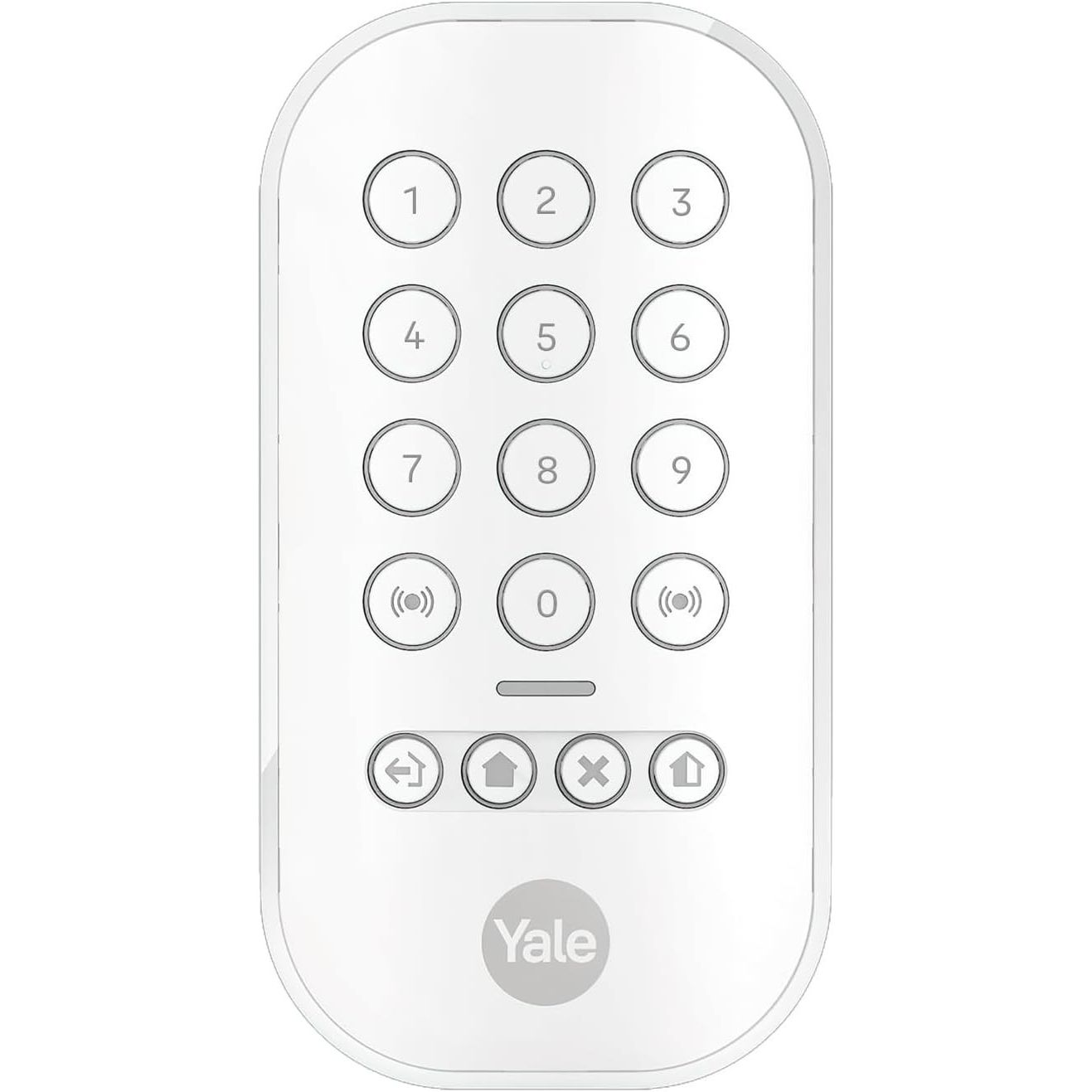 Yale Tastenfeld Smart Alarm Innen kabellos zur Alarmschaltung weiß