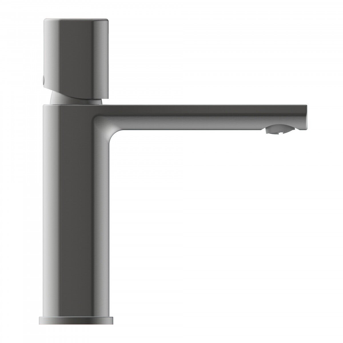 Schütte 33612 NEW YORK Waschtischarmatur mit Ablaufgarnitur, Mischbatterie mit Pop-Up Ventil, Badarmatur Waschbecken, Einhebelmischer Badezimmer, Wasserhahn Bad, Graphit