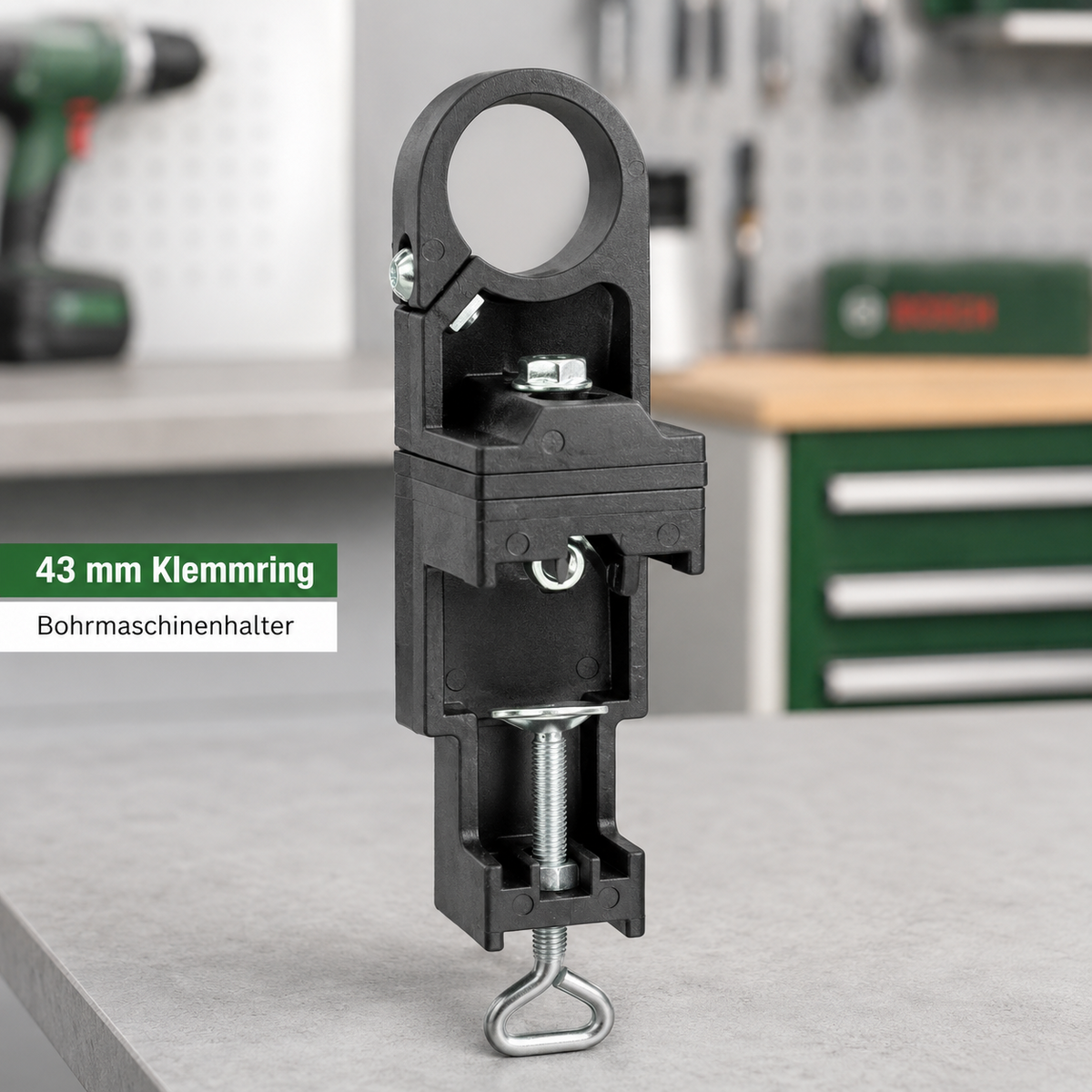 Bosch Bohrmaschinenhalter 43mm 2609255721 Unterstützung Klemmring