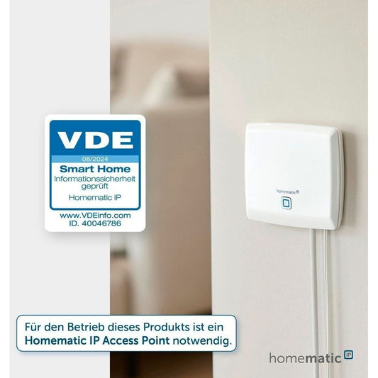 Homematic IP Smart Home Schalt-Mess-Aktor für Markenschalter HmIP-BSM (142720A0)
