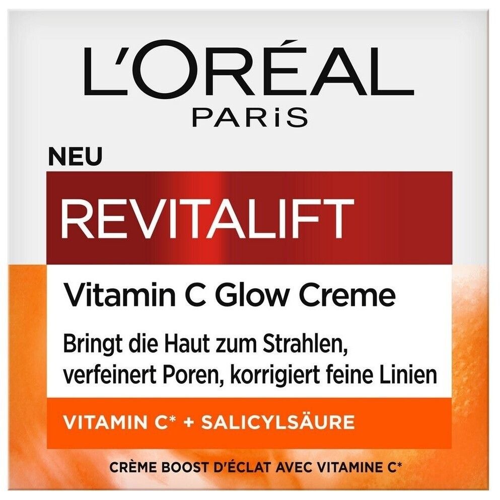 L'Oréal Revitalift Vitamin C Glow Tagespflege Anti-Falten Creme 50 ml