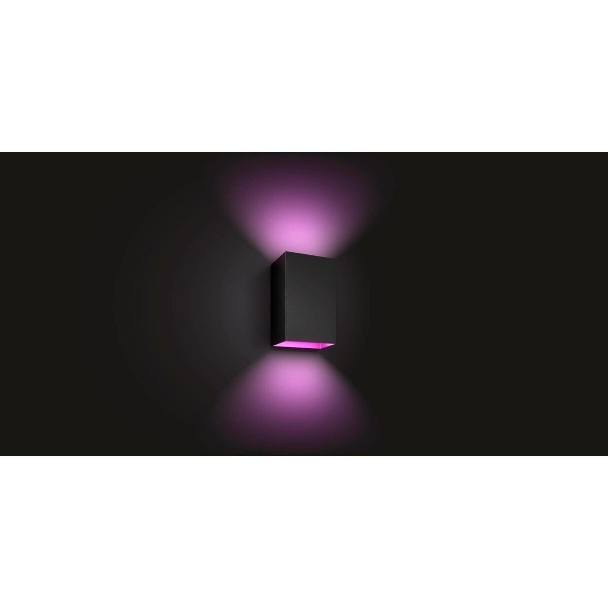 Philips Hue White & Color Ambiance Resonate Outdoor Wall Light LED schwarz
