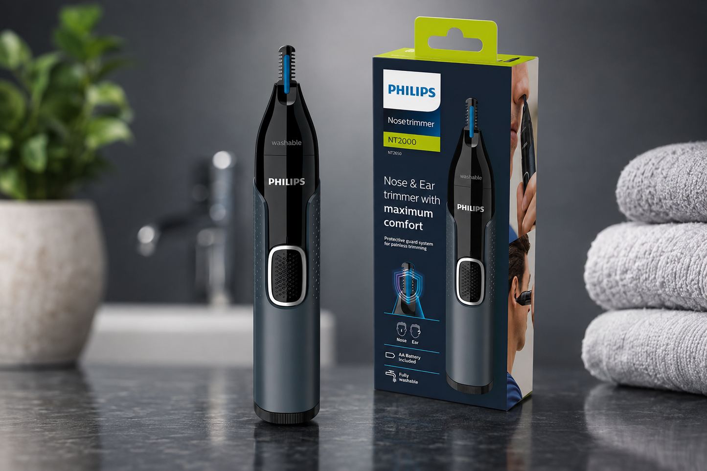 Philips NT2650/16 Nasen- und Ohrhaartrimmer