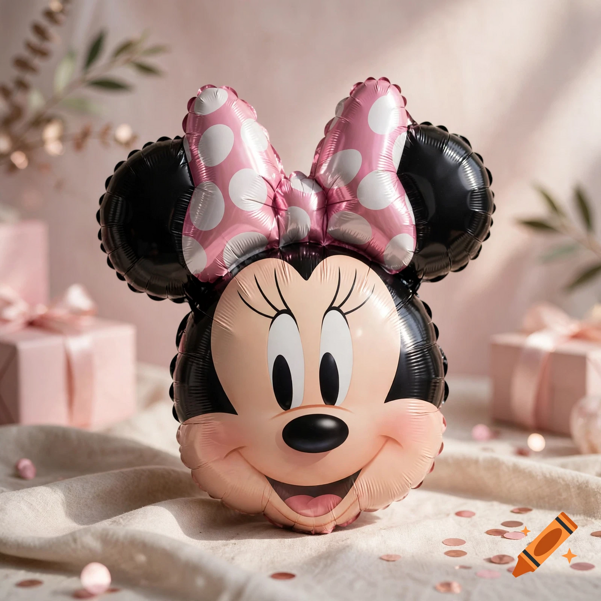 SuperShape Minnie Maus Forever Folienballon P38 verpackt 53cm x 66cm – Produktabbildung