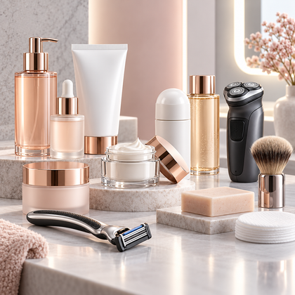 Rasur und Pflege – Rasierer, Klingen, Hautpflege und Beauty-Produkte