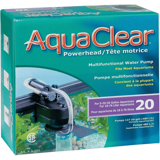 Hagen AquaClear Powerhead 20 – Strömungs- & Förderpumpe für Aquarien