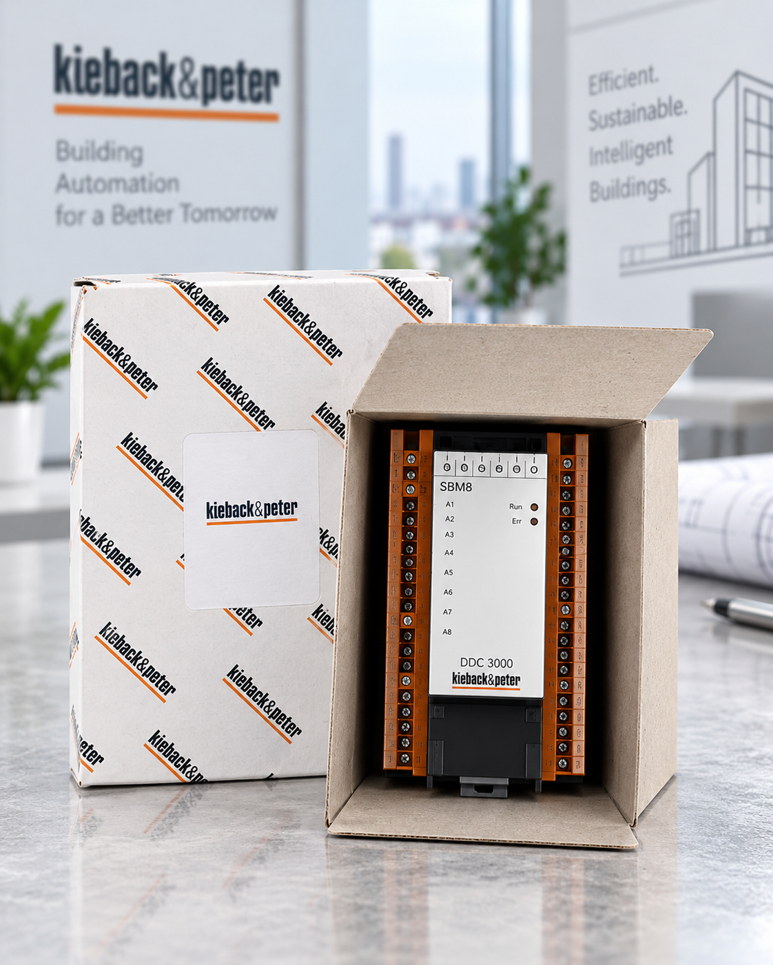 Kieback & Peter SBM8 DDC 3000  Ein-Ausgabe-Modul