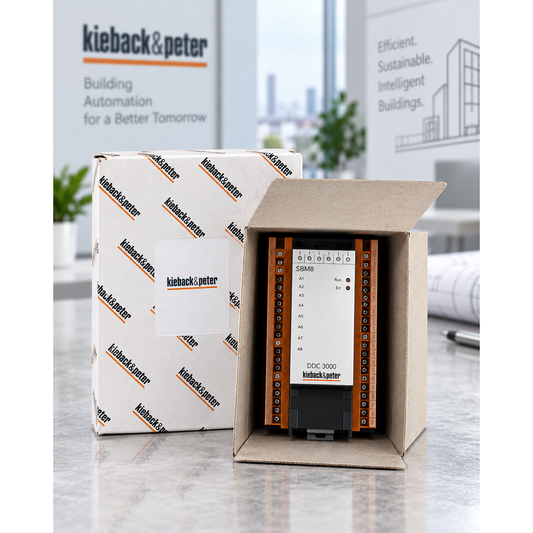 Kieback & Peter SBM8 DDC 3000 Ein-Ausgabe-Modul – Produktbild