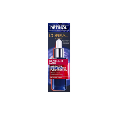L'Oréal Paris Revitalift Laser Anti-Falten Nachtserum 30ml mit Retinol Loral OVP
