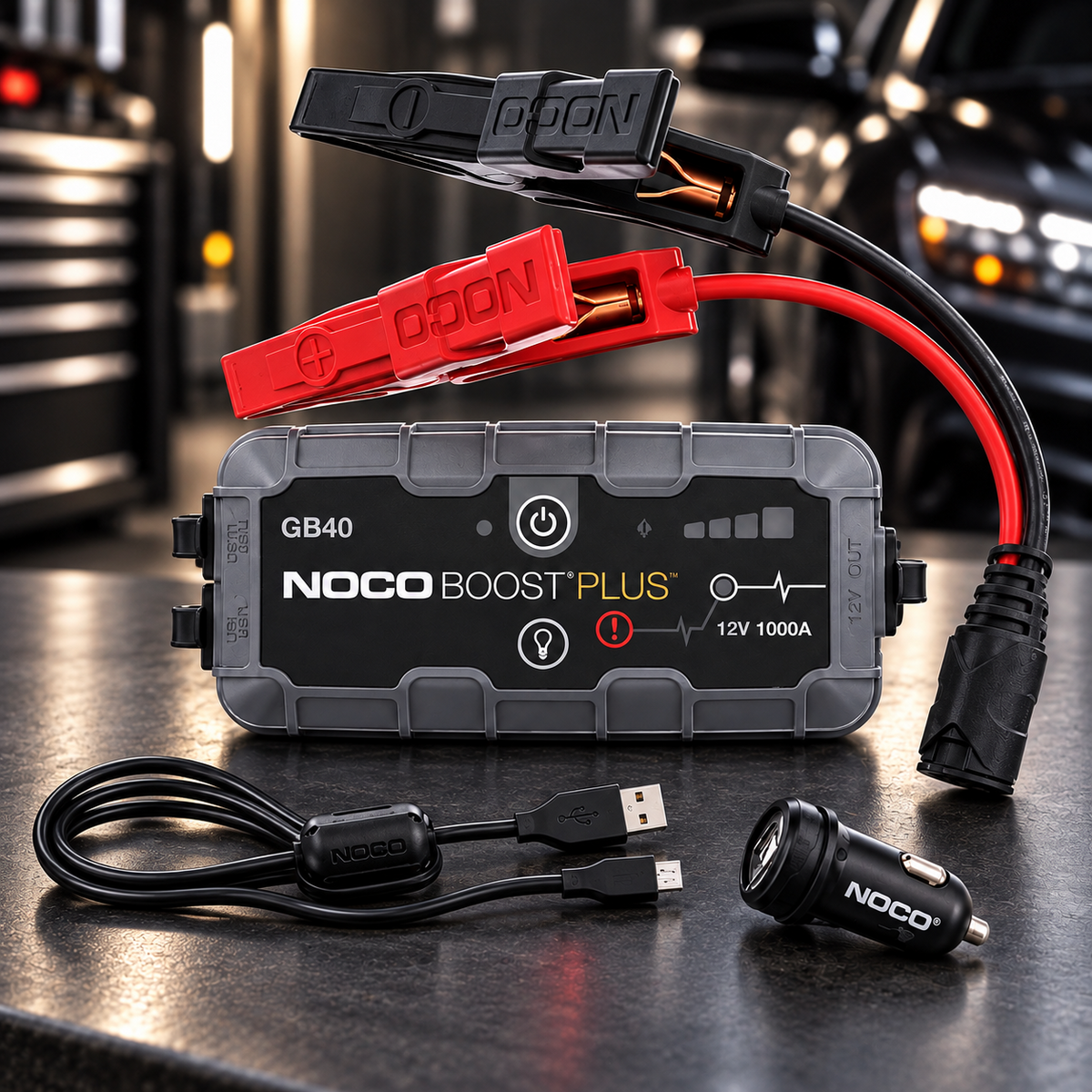 NOCO GB40 Boost Plus – 1000A Lithium Starthilfe Powerpack 12V
