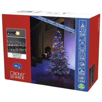 Konstsmide Compactlights – 600 Micro-LEDs  13,18 m + Zuleitungslänge 5 m