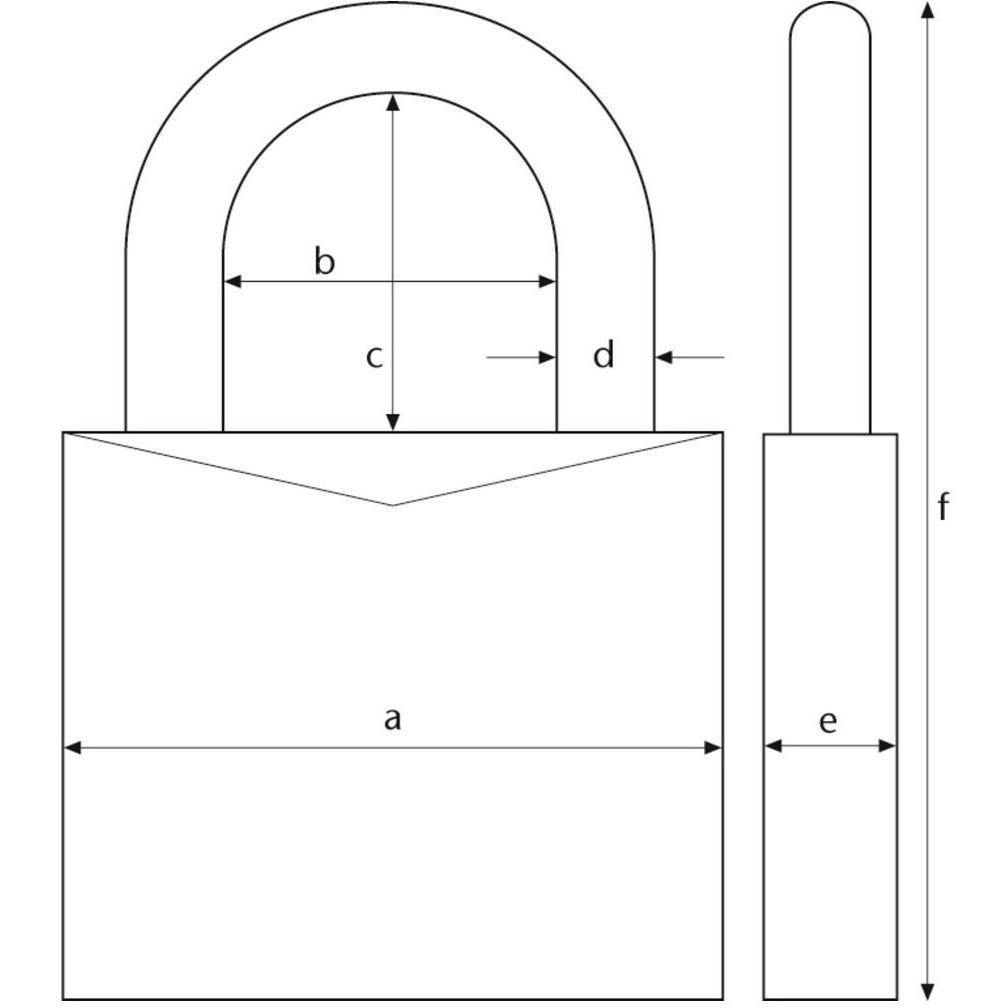 ABUS 35057 Bremsscheibenschloss Schwarz