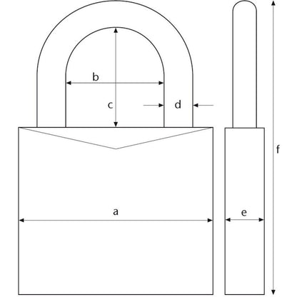 ABUS 35057 Bremsscheibenschloss Schwarz