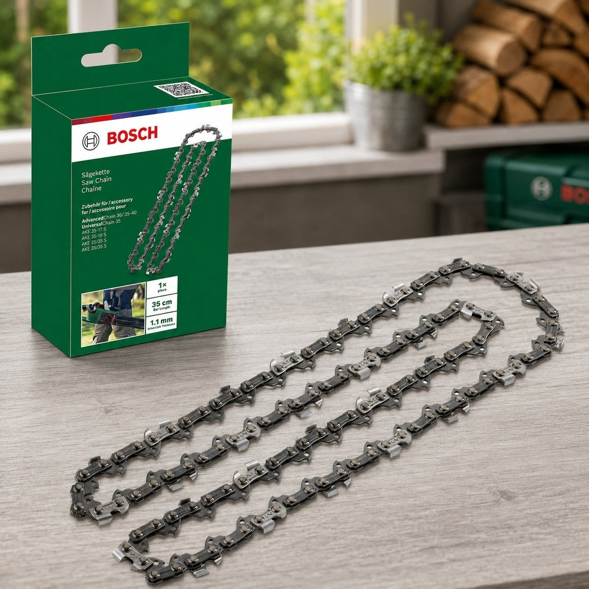 Bosch® Sägekette 35 cm 1,1 mm für AKE 35-19 S/AKE 35 S Grau