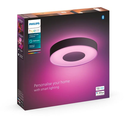 Philips Hue White and Color Ambiance Xamento Deckenleuchte Ø 38,1 cm Schwarz