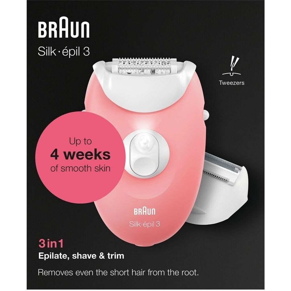 Braun Silk-épil 3 SE 3-440 Starter 3-in-1 Epilierer