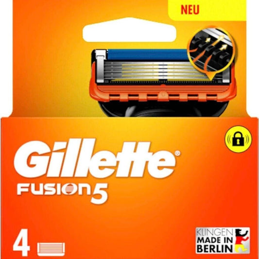 Gillette Fusion5 Ersatzklingen 4 Stück | Original | 5-Klingen | Neu & OVP