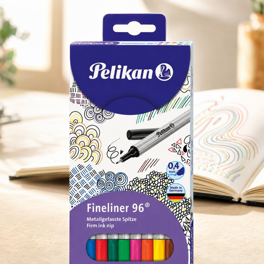 Pelikan Fineliner 96 10 Farben sortiert im Etui 0.4mm