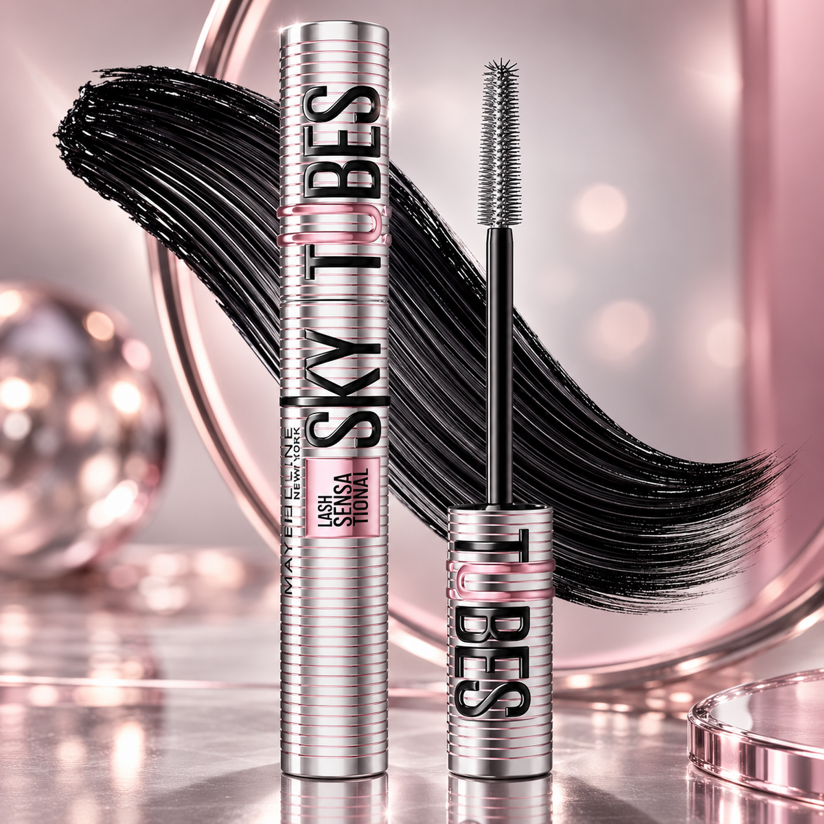 Maybelline New York Sky Tubes Mascara – Tubing Mascara für definierte