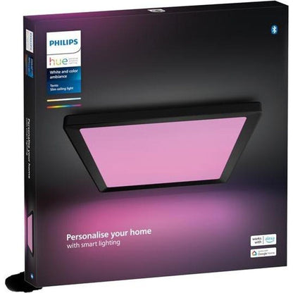 Philips Hue LED-Panel Tento White & Color Ambiance 39,5 x 39,5 cm Schwarz