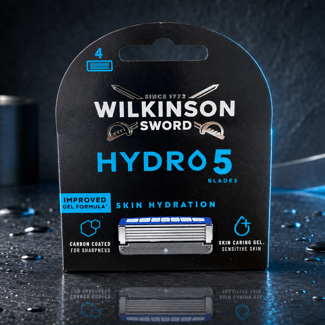 Wilkinson Hydro 5 Rasierklingen 4er Pack (4x Klingen) Ersatzklingen Rasierer