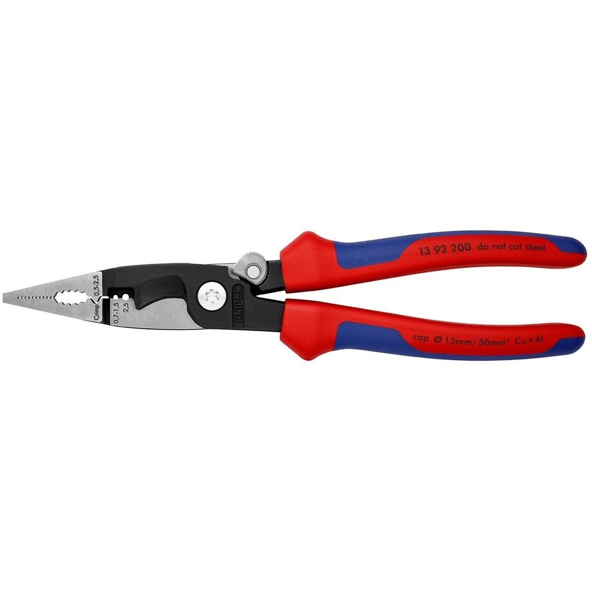Knipex 13 92 200 SB Installationszange 200mm Abisolierzange VDE