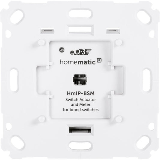 Homematic IP Smart Home Schalt-Mess-Aktor für Markenschalter HmIP-BSM (142720A0)