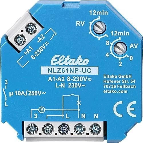 Eltako Nachlaufschalter NLZ61NP-UC-230V