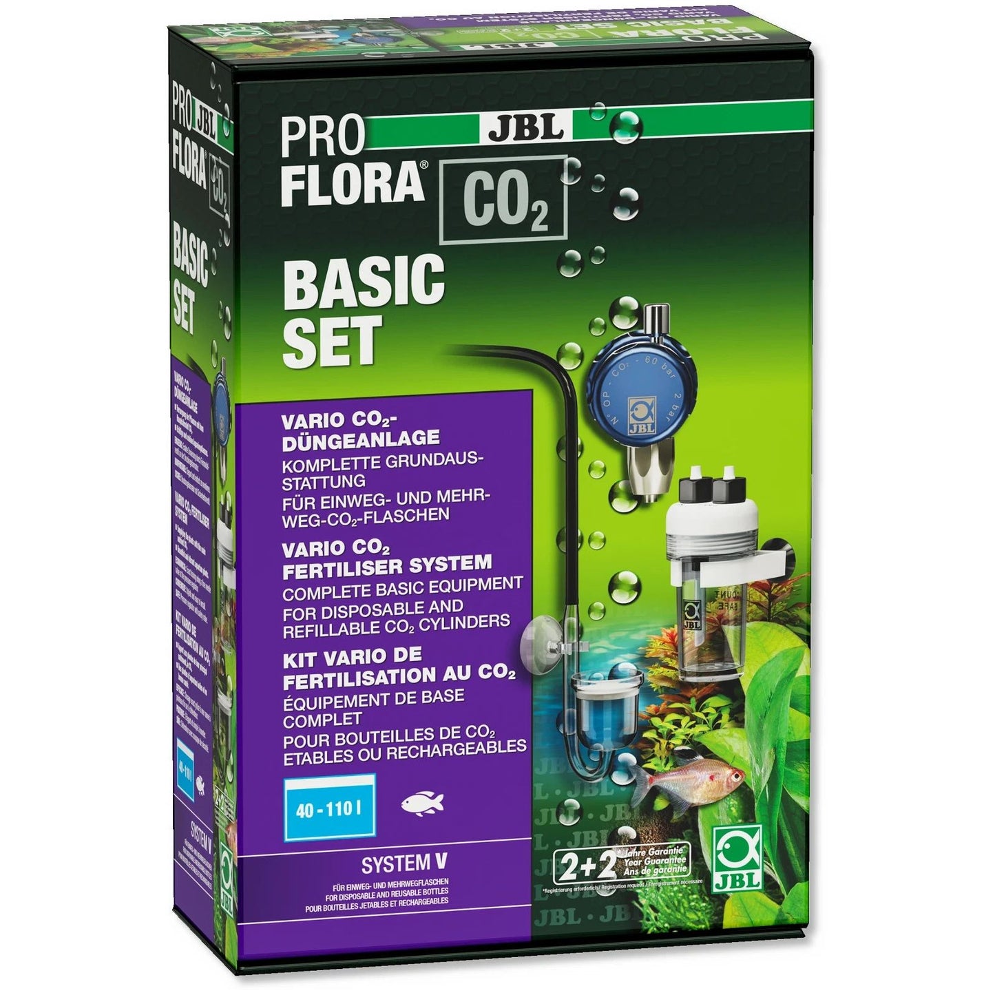 JBL PROFLORA CO2 BASIC SET V CO2-Düngeanlage Komplettset