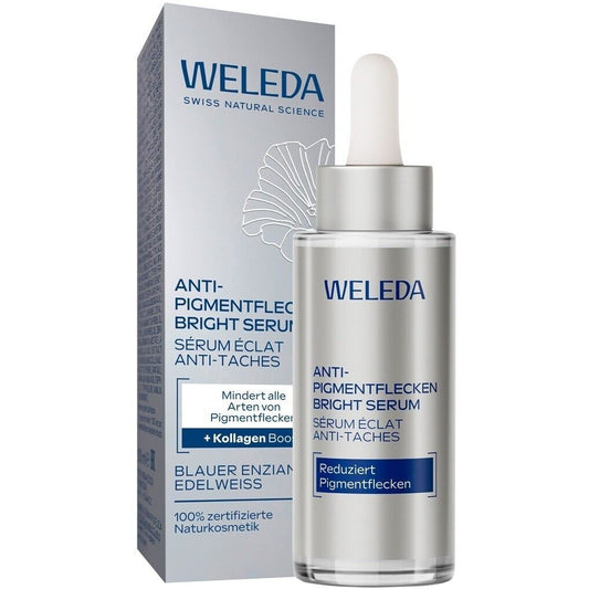Blauer Enzian & Edelweiss - Anti-Pigmentflecken Bright Serum 30ml | WELEDA
